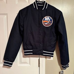 BRAND NEW with Tags- Women’s SM New York Islanders Full-Snap Jacket - Navy